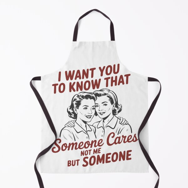 Item preview, Sarcastic Retro Quote – “Someone Cares, Not Me but Someone” Funny Vintage Design designed and sold by DirtyGirlGraphics.