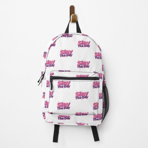 Item preview, Slay The Day Pop Art Sticker – Cute Motivational Girl Boss Quote designed and sold by Happyfreedom.