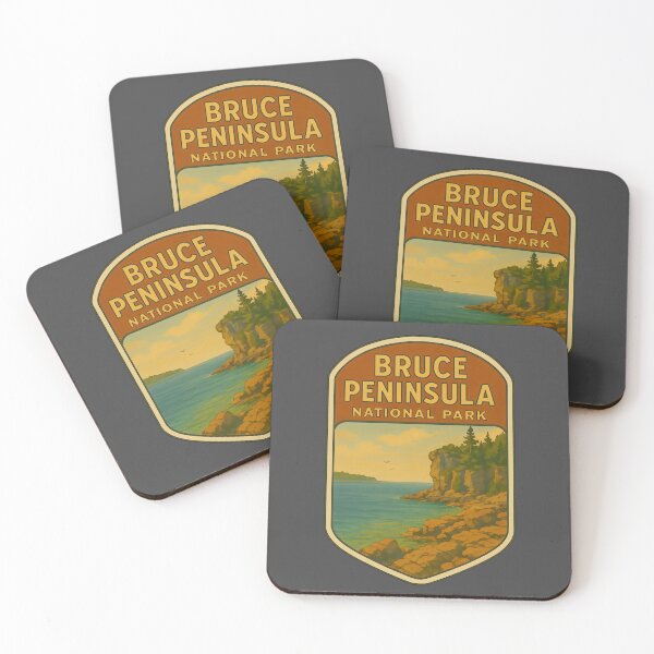 Item preview, Vintage Canadian National Park Prints: Bruce Peninsula designed and sold by PinUpPizzazz.