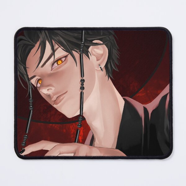 Item preview, Jinu KPop Hunters Demon Boy Gaze Black Nails Orange Eyes Red Aura designed and sold by RDGNR-8.