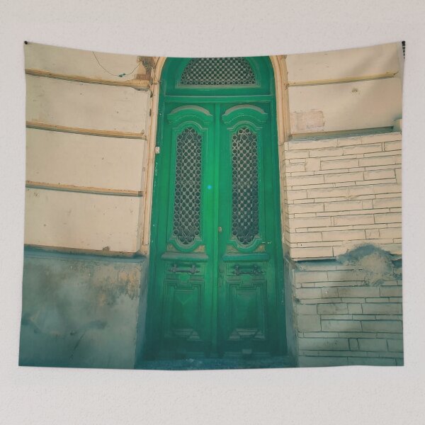 Item preview, Green vintage door. designed and sold by DaliaSabryTee.