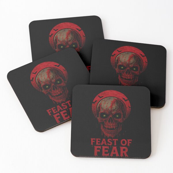 Item preview, Feast of Fear Scary Skull Horror Halloween Design designed and sold by Sitred123.