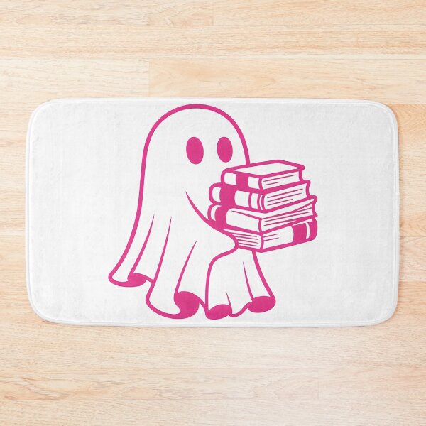 Item preview, Neon Pink Ghost with Books – Spooky Cute Academic Aesthetic designed and sold by DamianRoy88.