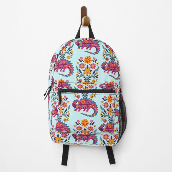 Item preview, Vibrant Lizard with Flowers designed and sold by yuki-hana.