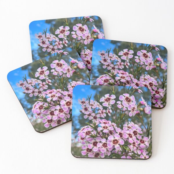 Item preview, Pink Waxflowers Against Blue Sky designed and sold by Be Captured by Brittany Emma.