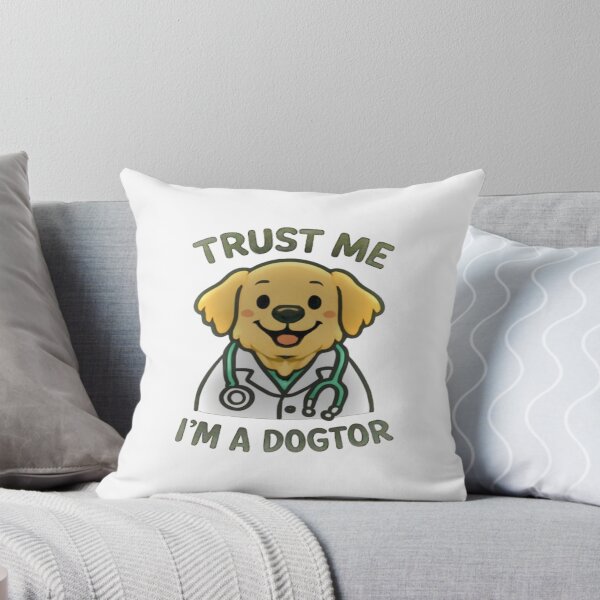 Item preview, Trust Me I'm A Dogtor | Funny Veterinarian Pun #1 designed and sold by creativerooney.