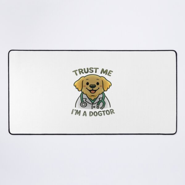 Item preview, Trust Me I'm A Dogtor | Funny Veterinarian Pun #1 designed and sold by creativerooney.