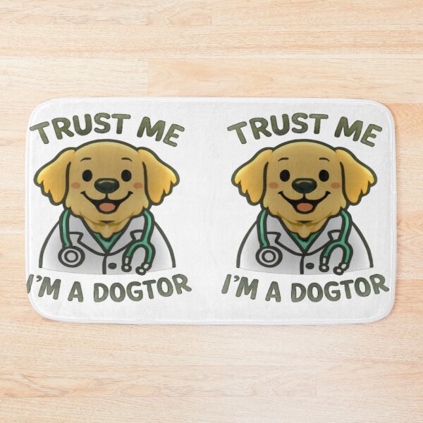 Item preview, Trust Me I'm A Dogtor | Funny Veterinarian Pun #1 designed and sold by creativerooney.