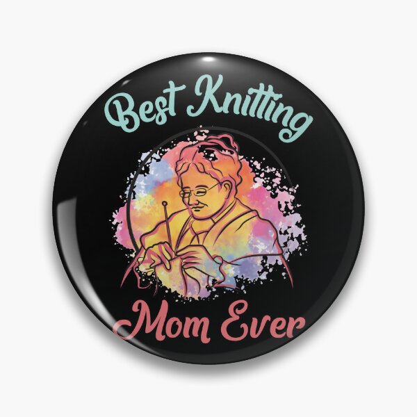 Item preview, Best Knitting Mom Ever Funny Quote designed and sold by YourArt7.