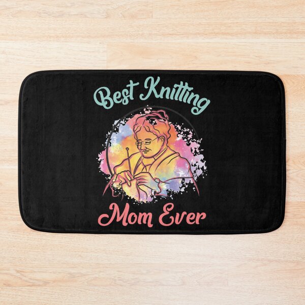 Item preview, Best Knitting Mom Ever Funny Quote designed and sold by YourArt7.