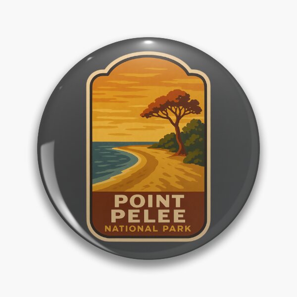 Item preview, Vintage Canadian National Park Prints: Point Pelee designed and sold by PinUpPizzazz.