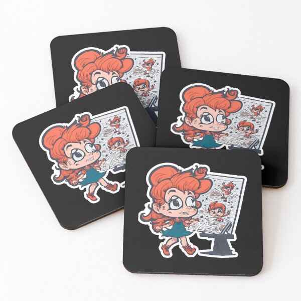 Item preview, Crazy Cartoonist Girl Abnormal Cartoon designed and sold by TimothyAllison8.