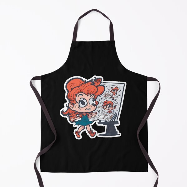 Item preview, Crazy Cartoonist Girl Abnormal Cartoon designed and sold by TimothyAllison8.