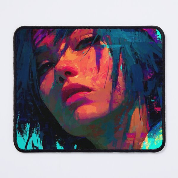 Item preview, Cyberpunk Glitch Portrait – Neon Horizons designed and sold by Neon Horizons.