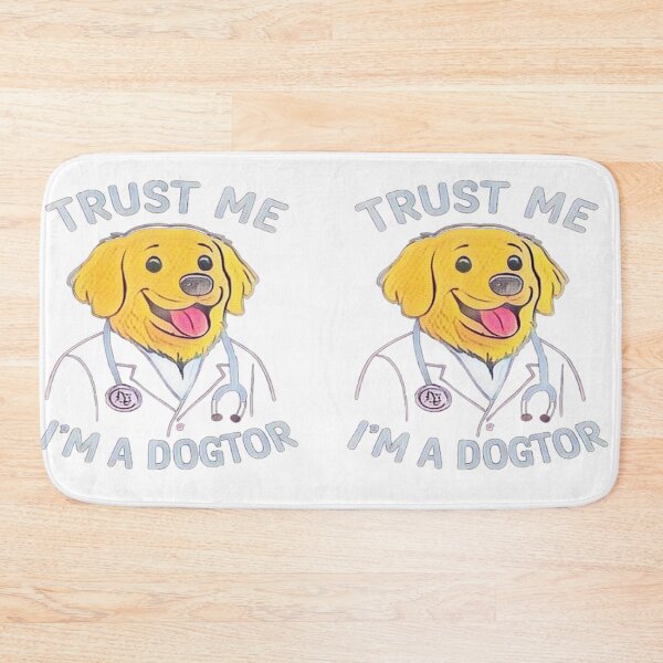 Item preview, Trust Me I'm A Dogtor | Funny Veterinarian Pun #2 designed and sold by creativerooney.