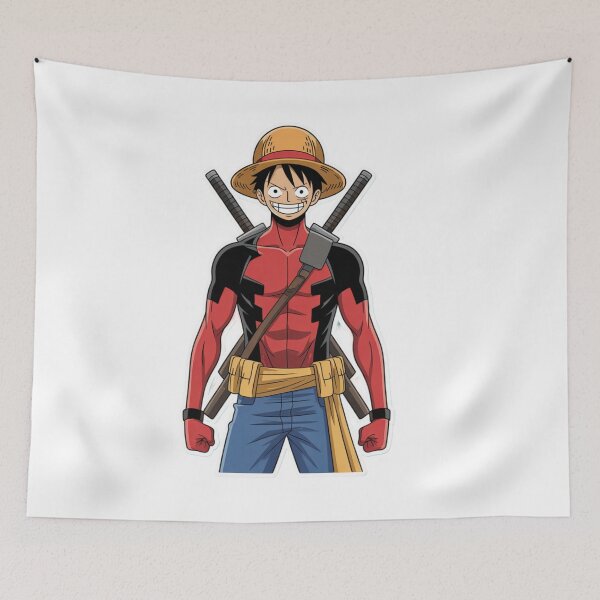 Item preview, Luffy x Deadpool Fusion designed and sold by ArtInventor.