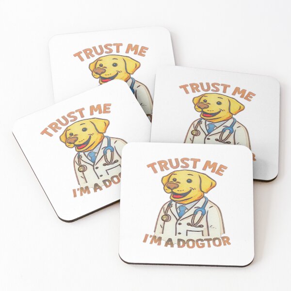 Item preview, Trust Me I'm A Dogtor Veterinarian Pun #3 designed and sold by creativerooney.