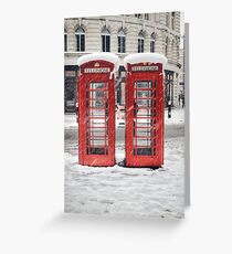 snow red Greeting Card