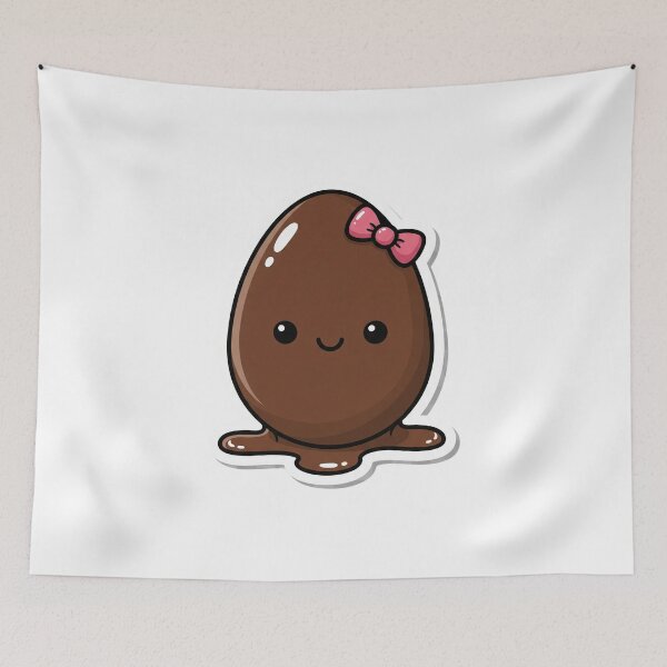 Item preview, Cute Chocolate Egg | Kawaii Easter Treat | Sweet Candy Sticker designed and sold by Creative Spark.