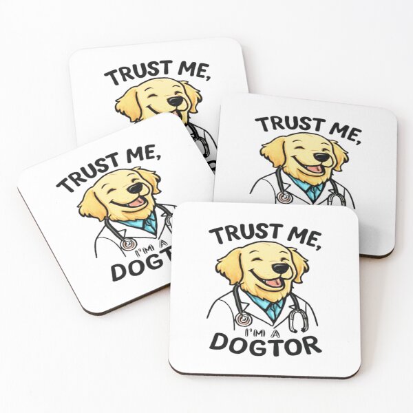 Item preview, Trust Me I'm A Dogtor Veterinarian Pun #4 designed and sold by creativerooney.