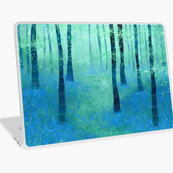 Bluebells, Challock Laptop Skin