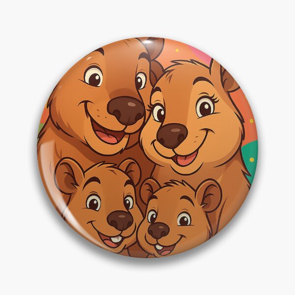 Item preview, CapyFam – Adorable Cartoon Capybara Family Illustration designed and sold by CapyToon.