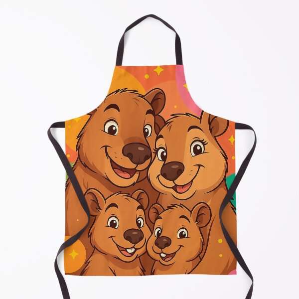Item preview, CapyFam – Adorable Cartoon Capybara Family Illustration designed and sold by CapyToon.