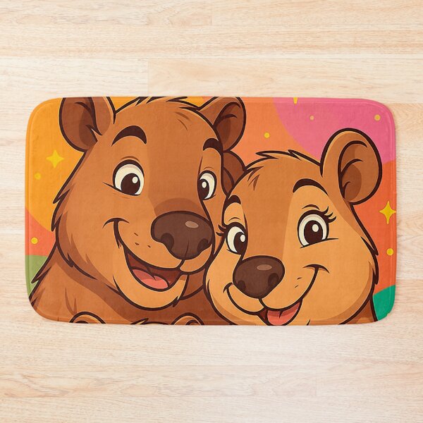 Item preview, CapyFam – Adorable Cartoon Capybara Family Illustration designed and sold by CapyToon.