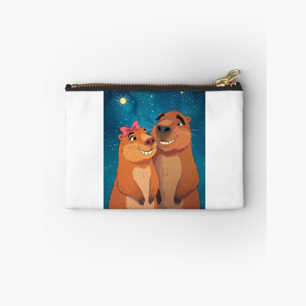 Item preview, Capy Love – Romantic Capybara Couple Under the Stars designed and sold by CapyToon.