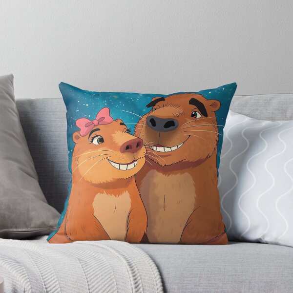 Item preview, Capy Love – Romantic Capybara Couple Under the Stars designed and sold by CapyToon.