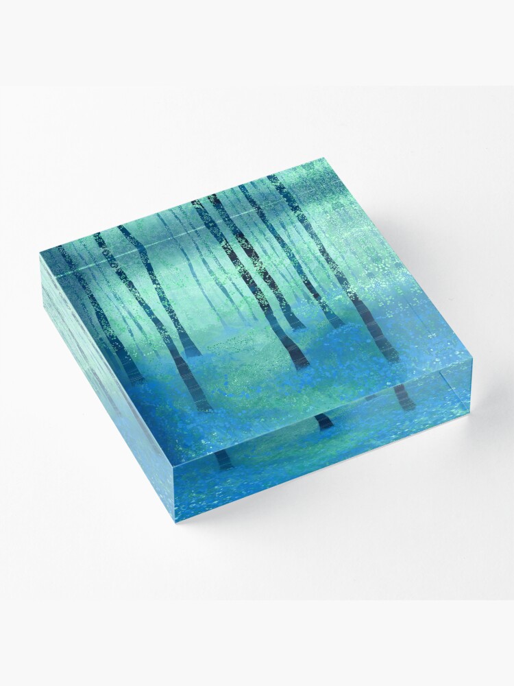 Alternate view of Bluebells, Challock Acrylic Block