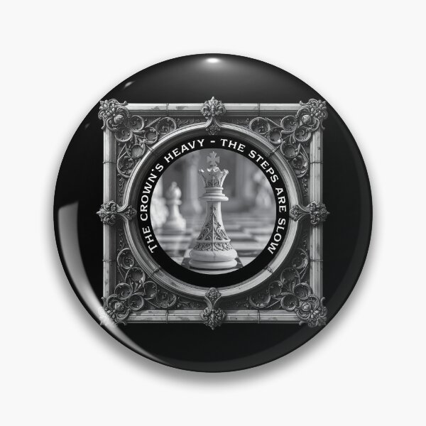 Item preview, The Crown’s Heavy, The Steps Are Slow – Gothic Chess King Design designed and sold by bubuknows.