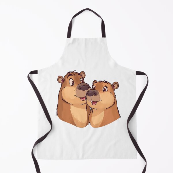 Item preview, Capy Love – Cute Capybara Couple Illustration designed and sold by CapyToon.