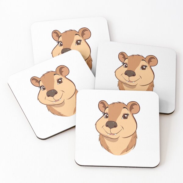Item preview, Capy Sweet – Cute Female Capybara Cartoon Illustration designed and sold by CapyToon.