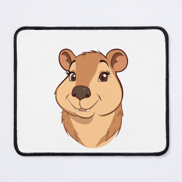 Item preview, Capy Sweet – Cute Female Capybara Cartoon Illustration designed and sold by CapyToon.
