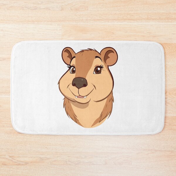 Item preview, Capy Sweet – Cute Female Capybara Cartoon Illustration designed and sold by CapyToon.