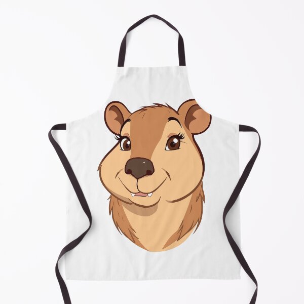 Item preview, Capy Sweet – Cute Female Capybara Cartoon Illustration designed and sold by CapyToon.