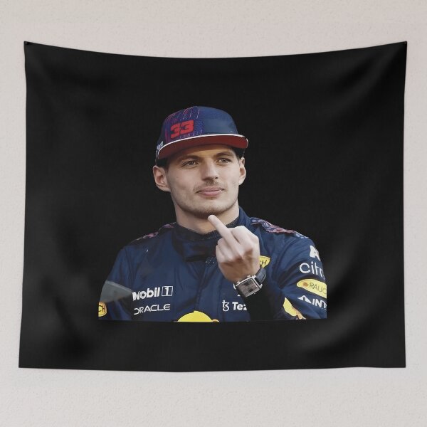 Item preview,  Max F1 Driver Middle Finger Meme Funny designed and sold by Brigitteetit.