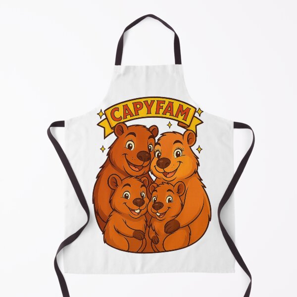 Item preview, CapyFam – Cartoon Capybara Family Illustration designed and sold by CapyToon.