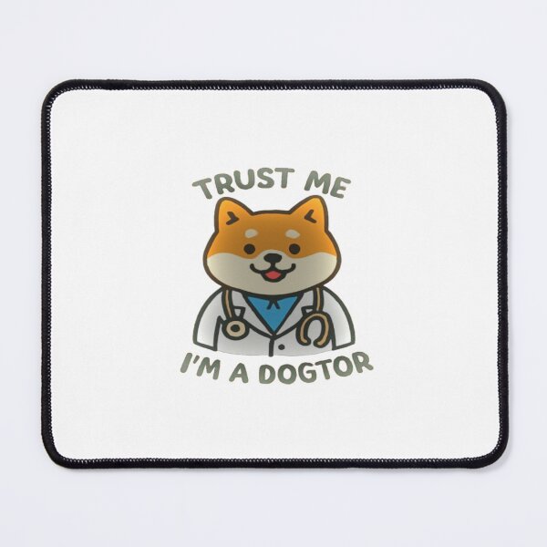 Item preview, Trust Me, I’m a Dogtor – Shiba Inu Doctor Pun #2 designed and sold by creativerooney.