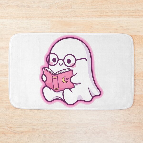 Item preview, Kawaii Ghost Reading Book – Cute Spooky Academic Design designed and sold by DamianRoy88.
