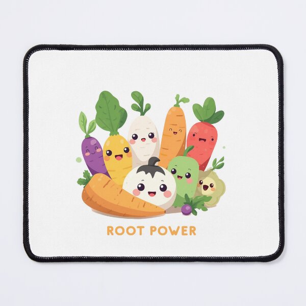 Item preview, Cute Root Power Vegetables Illustration  designed and sold by asliberry.