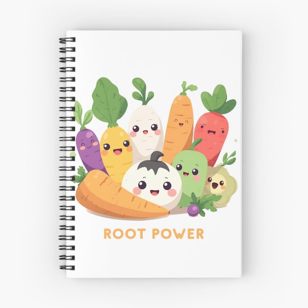 Item preview, Cute Root Power Vegetables Illustration  designed and sold by asliberry.