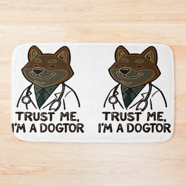 Item preview, Trust Me, I’m a Dogtor – Shiba Inu Doctor Pun #3 designed and sold by creativerooney.