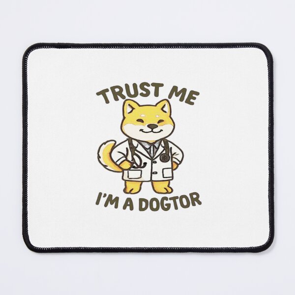 Item preview, Trust Me, I’m a Dogtor – Shiba Inu Doctor Pun #4 designed and sold by creativerooney.