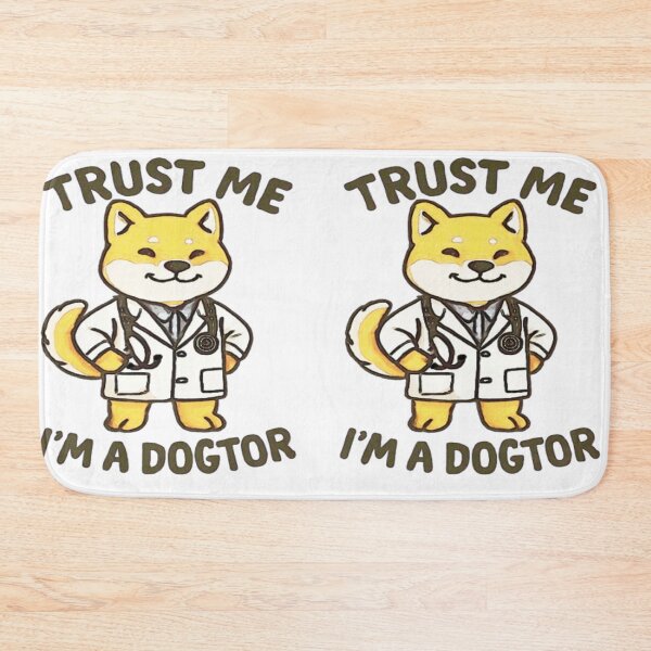 Item preview, Trust Me, I’m a Dogtor – Shiba Inu Doctor Pun #4 designed and sold by creativerooney.