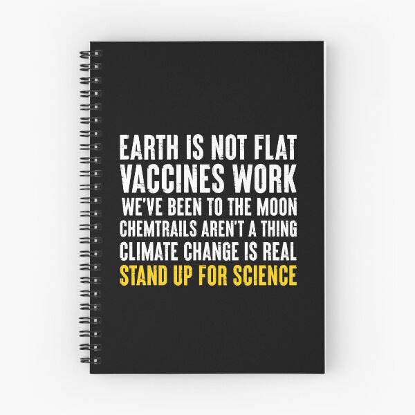 Item preview, Earth Is Not Flat, Vaccines Work, Climate Change, Stand Up For Science - Funny Science Lover Gift designed and sold by ruinzahelva.