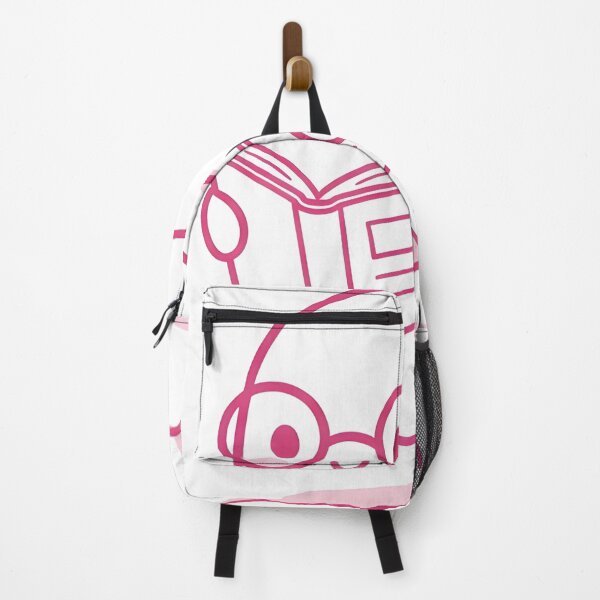 Item preview, Minimal Ghost Reading Book – Cute Pink Spooky Academic Art designed and sold by DamianRoy88.