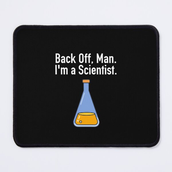 Item preview, Back Off Man I'm A Scientist - Funny Science Pun Jokes designed and sold by ruinzahelva.