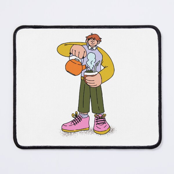 Item preview, hand drawn man pouring drink designed and sold by marcusry.